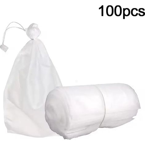 (100 pièces) 100 sacs de culture en filet pour fraises et raisins, protection anti-oiseaux, pour l'agriculture et le jardinage. (1/4)