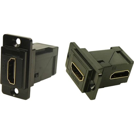 Cliff CP30753MB Adaptateur HDMI embase femelle noir 1 pc(s) C911562