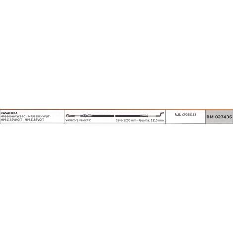 MAORI cable variador de velocidad para cortacésped MP5600HVQXBBC cable 1200mm vaina 1110mm