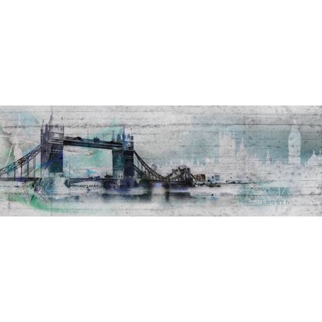 Komar London 368 x 127 cm, Papier peint panoramique 4-315, photomurale sur intissé (1/4)