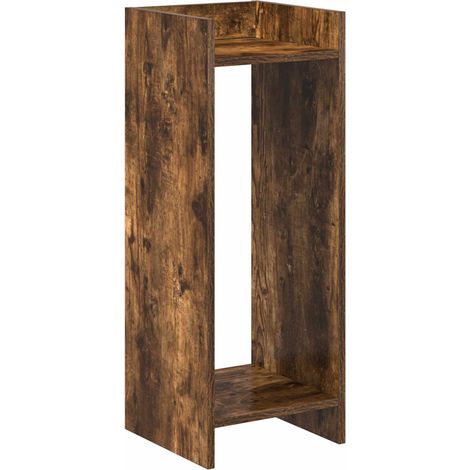 Maison Exclusive - Supporto per piante Rovere Fumo 30 x 30 x 80 cm (1/5)