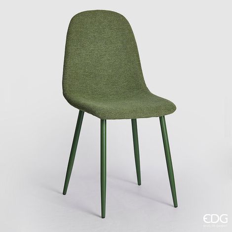 EDG Enzo De Gasperi Sedia Charton H 85 x L40 x P52 cm Colore Verde Salvia (1/3)
