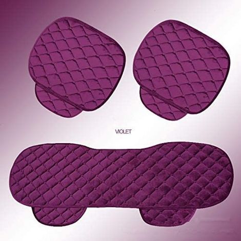 Dreiteiliges Set, lila Diamant - Autositzkissen (1/5)