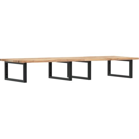 Maison Exclusive - Waschbeckenregal Wandmontage Stahl und Akazien