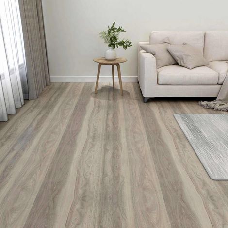 vidaXL Flooring Planks 5.11 m² 55 pcs PVC Wood color