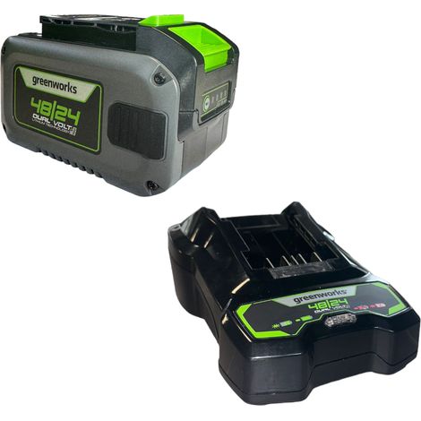 Batteria 48V con caricatore per utensili starter kit GREENWORKS (1/5)
