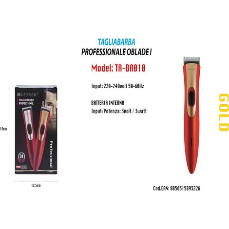 Trade Shop - Tamaño Profesional Bean Oblada I Maxtech Razor Man Nueva Versión Ta-ba010 - (1/2)