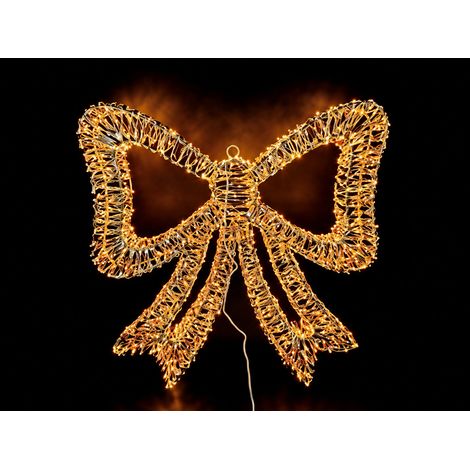 Ad Trend Fiocco Natalizio con 960 led Interno/Esterno 59x59 Oro Cm Luce Calda (1/3)