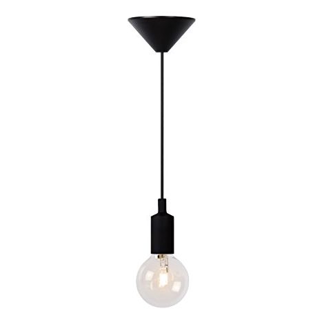 Lucide Fix  Lampade a sospensione  Ø 10 cm  Nero, Plastica, nero, E27 42 wattsW 230 voltsV (1/3)