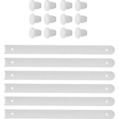 3 jeux de glissières de tiroir en plastique, pièces de rechange pour tiroirs, rails de tiroir, rails de guidage de tiroir
