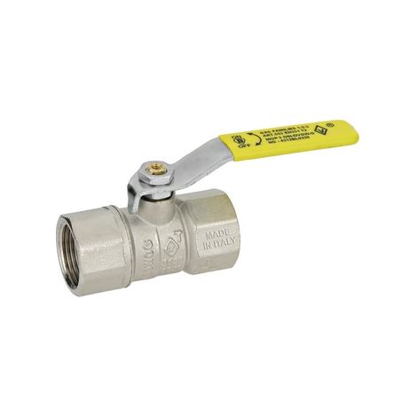 Valvola a sfera per gas f.f. a leva 3/4"