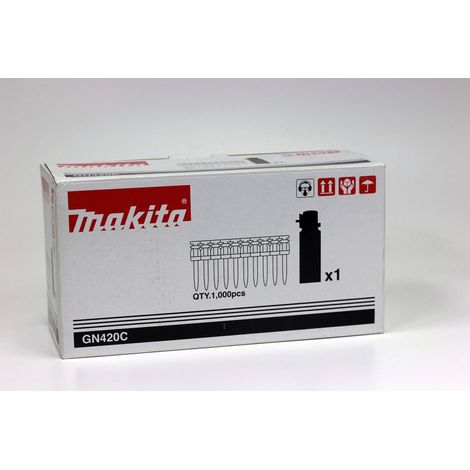 Makita 196291-0 Chiodi in Acciaio 25 mm 1000 pezzi