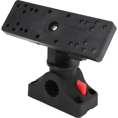 Support de montage pour sondeur bateau, rotatif 360°, amovible, universel, fixation électronique robuste. (1/5)