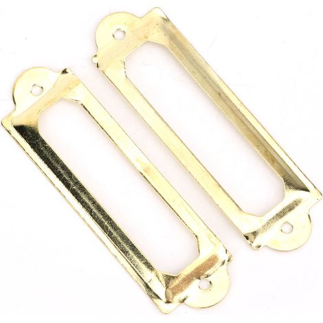 Lot de 20 étiquettes de tiroir style rétro pour étudiants, à personnaliser soi-même. Accessoire pour notes sur étagère. Jaune.