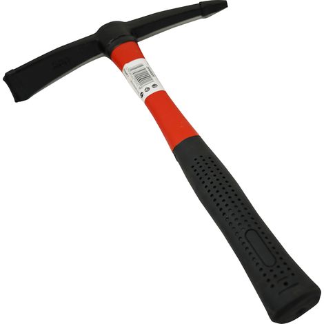 Dapetz ® Mini mattock of 500 grams, fiberglass handle shaft that can be used as a garden farm tool and the head is of steel also has rubber shaft for extra grip (1/5)