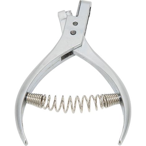 Perforatrice à cuir portable pour bracelets de montre en cuir, pince à perforer en forme de U pour échantillons de vêtements et de papier (1/5)