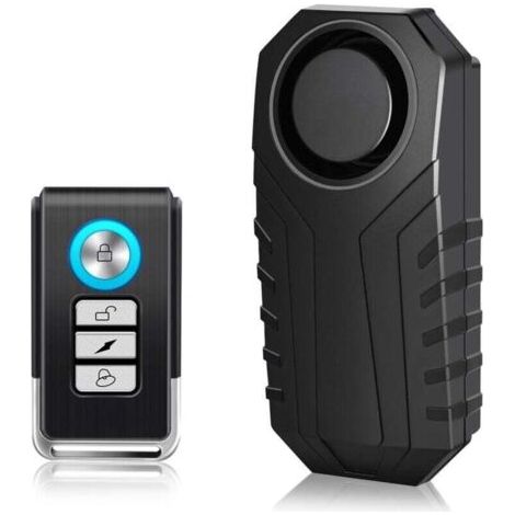Allarme per moto/bicicletta con telecomando, allarme wireless per bici con allarme super potente da 113 dB, sicurezza antifurto per scooter, scooter elettrici e impermeabile IP65 per sensori di vibraz