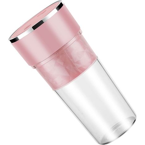 Blender portable 400 ml (13,53 oz) 12 000 tr/min, sans fil et rechargeable, mini-extracteur de jus de voyage, mixeur à fruits pour la salle de sport, la maison, le bureau, le sport et les activités de (1/2)