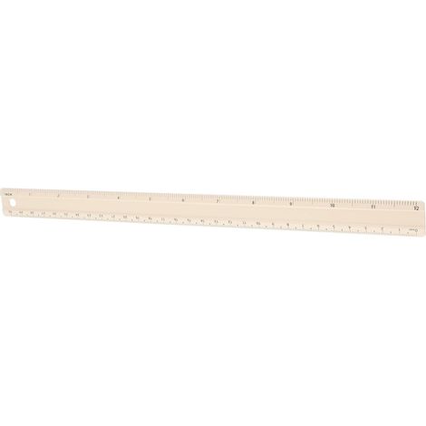 Règle d'ingénieur en alliage d'aluminium beige de 30 cm (1/5)