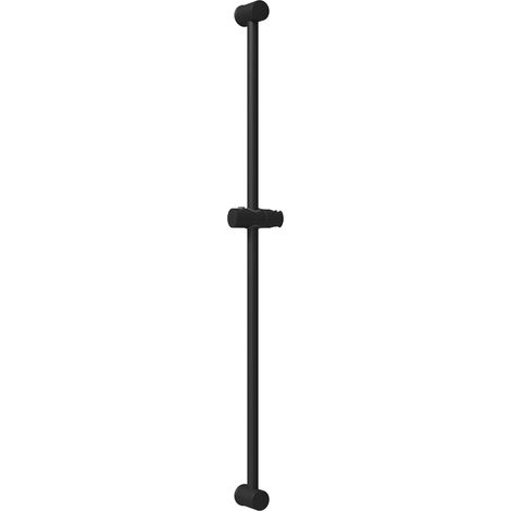 Duschkopfhalter Schwarz 101 cm Edelstahl vidaXL