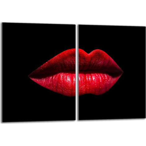 Plaque de protection en verre pour le poêle 2x40x52 Bouche (1/5)