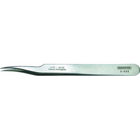 BERNSTEIN TOOLS 5-056 PINCE BRUCELLE CMS 7 SA SUPER-POINTUE, COURBÉE 120 MM