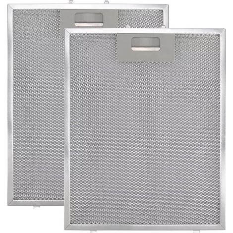 Confezione da 2 - 260 x 320 x 9 mm - Ventola di aspirazione per cucina - Filtro di ricambio per cappa aspirante - Filtro antigrasso - Filtro di ventilazione per aspiratore (1/5)
