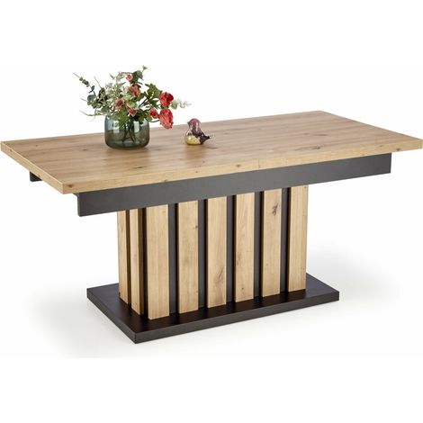 Mesa de centro convertible Houston 1444 , 65x65x130cm, Diámetro: 0, Aglomerado laminado, Angular