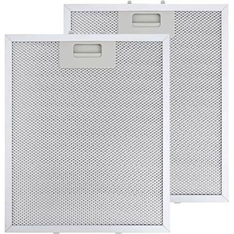 2 pièces 305 x 267 mm Filtre Hotte Aspirante pour Hotte Aspirante AEG Blancs Grande Capacité de Stockage d'huile Résistance aux Hautes Températures Pièce de Rechange 5 Couches (1/5)