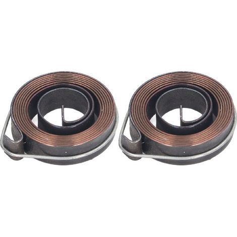 KIMISS Drill Press Retour Coil Spring 2pcs, Quill Feed Spring Assembly 37 Mm Diamètre Extérieur 10 Mm Largeur Derrette Horizontal et Utilisation Verticale (1/5)
