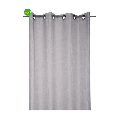 Tenda neira con velo misura 135 x 260 cm colore tortora