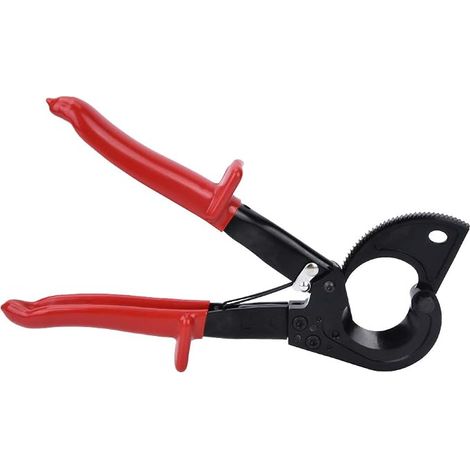 Coupe-câble à Cliquet, Dénudeur de Fil à Cliquet Multifonctionnel, Coupe-câble en Aluminium, Outil Manuel de Coupe, Coupe-Fil, pour Couper le Fil électrique (1/5)