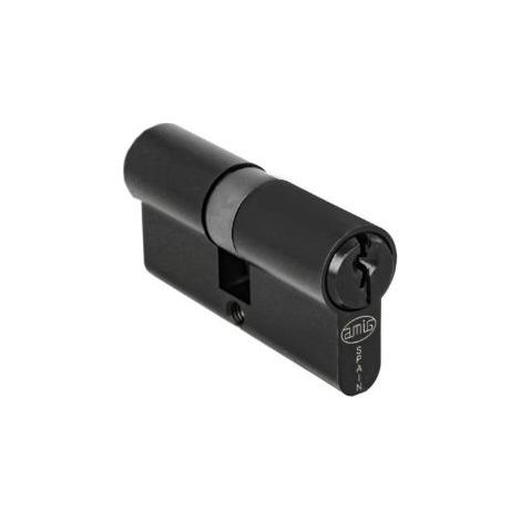 FPLUS bombillo serreta amig 30x30 negro , Cilindro de serreta con 6 pines. Grado máximo de combinaciones según norma UNE-EN 1303:2015. Sistema antiganzuado y antibumping con pasado