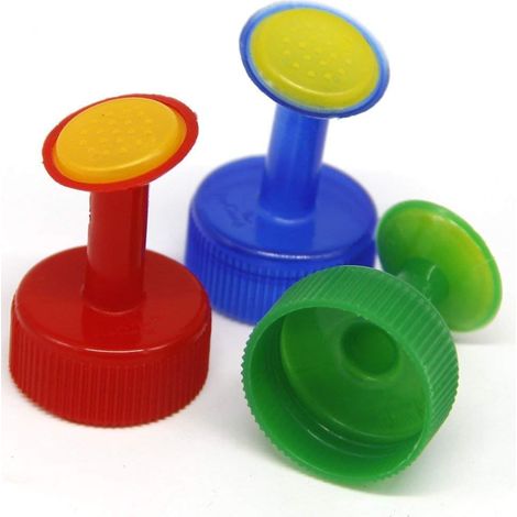 3 Stück Kunststoffflaschendeckel-Sprinkler, Düse, Bonsai-Bewässerungsdüse, geeignet für Zimmerpflanzen im Kindergarten (GB 28 mm Durchmesser) (1/5)