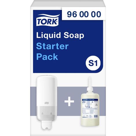 Tork 960000 Distributeur de savon Blanc (1/2)