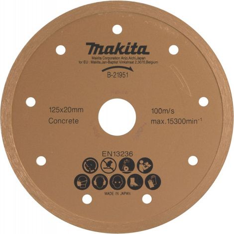 Makita Diamanttrennscheibe 125 mm nass - B-21951