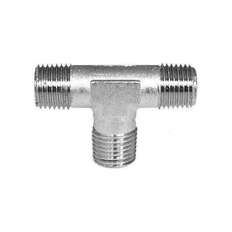 RACCORDO A T FILETTATO MMM 1/8" 1/4" 3/8" 1/2" 3/4"  3/4"