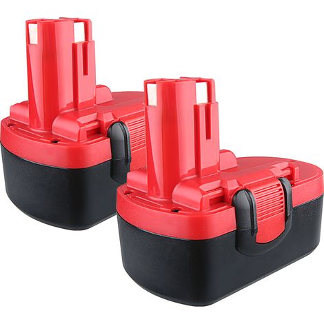 2x 4,8Ah BAT181 Ersatzakku für Bosch BAT189 , BAT180, BAT189,BAT026,BAT160,BAT025 für Elektrowerkzeug (4800 mAh, NiMH, 18 V) PSR 18 VE-2 GSR VE-2 GSB 18 VE-2 (1/5)