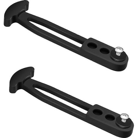 Échelle télescopique de bateau avec sangle en caoutchouc, fixation et verrouillage réglables, 3 trous, pour ponton, bateau et yacht (1/4)