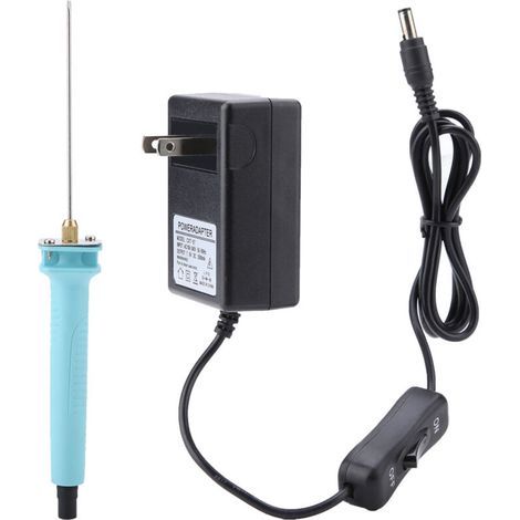 Stylo de découpe thermique 18W pour polystyrène et mousse, 10cm, 110-250V avec prise US