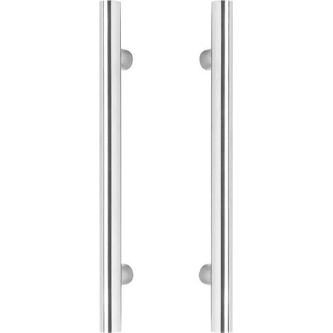 Poignées de porte en forme de T Gripon 70x7cm la paire en acier inoxydable - 0035.432542 (1/2)