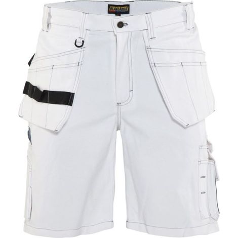 Blaklader – Short de peintre 100% coton croisé – Résistant aux éclaboussures – 2 poches libres renforcées – Taille 42 – Certifié Oeko-Tex 100 (1/5)