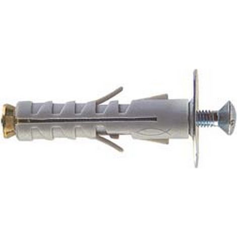 100PZ TASSELLO NYLON VITE "SB" SB 12/4 mm12x45 vite t.s.c taglio combinato