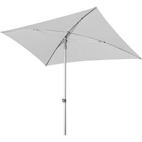 Doppler ACT 225 x 120 RO-TILT Sonnenschirm 225 x 120 cm Mittelmastschirm Mittelstock 5 Farbvarianten 827 Hellgrau