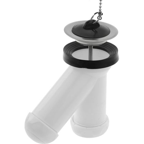 Sifón "Y" compacto con válvula para lavabo-bidet ∅ 40 x 32 mm