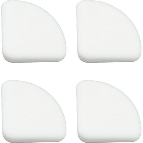 [Paquet de 36] Pare-chocs pour bébé à bords fins, protections d'angle et meubles, tables, fenêtres, lits, etc. (Blanc)-Protection du bureau (1/5)