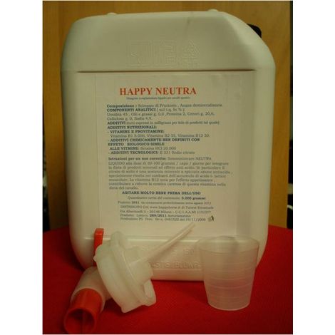 Happy Neutra mangime complementare aminoacidi e performance atletica con dosatore per cavalli 1 litro