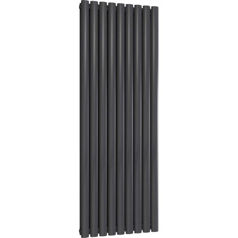 Reina Neva Designer Radiator 1500mm H x 531mm W Double Anthracite