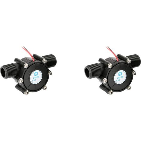 2X Micro-Générateur Hydroélectrique 12V 10W DC Générateur de Débit D'Eau Générateur de Turbine Hydroélectrique Débit D'Eau Hydraulique Bricolage (1/5)