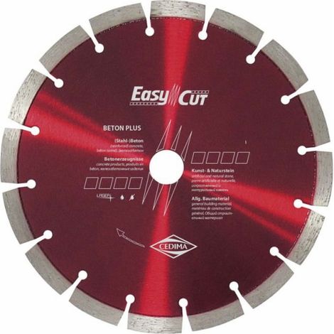 Disque à tronçonner diamanté Cedima Beton Plus 400x20 mm